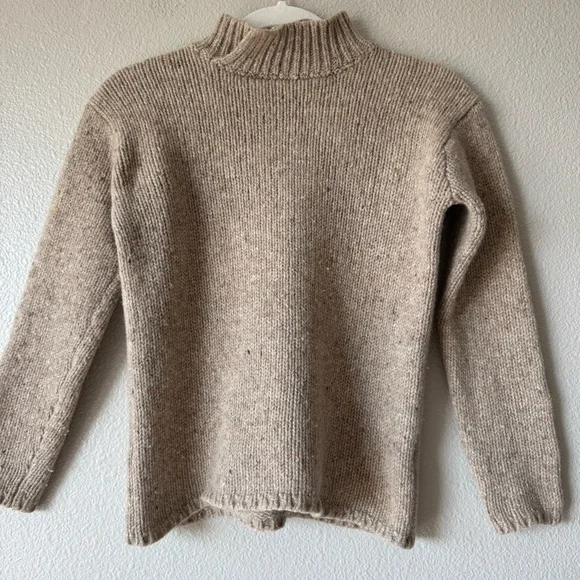 Vintage Eileen Fisher Merino Wool Sweater Mock Neck - Picture 8 of 9